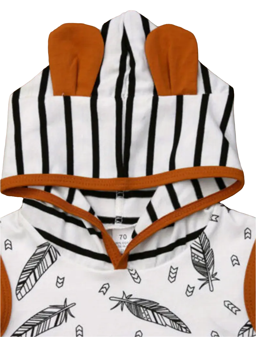 Boy two piece stripe set