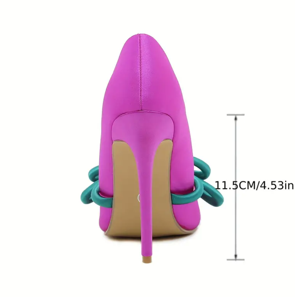 Women's bow tie stilettos