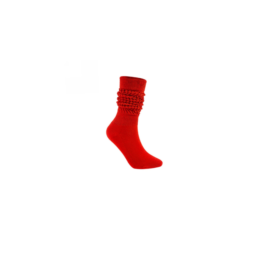 Long scrunchie socks