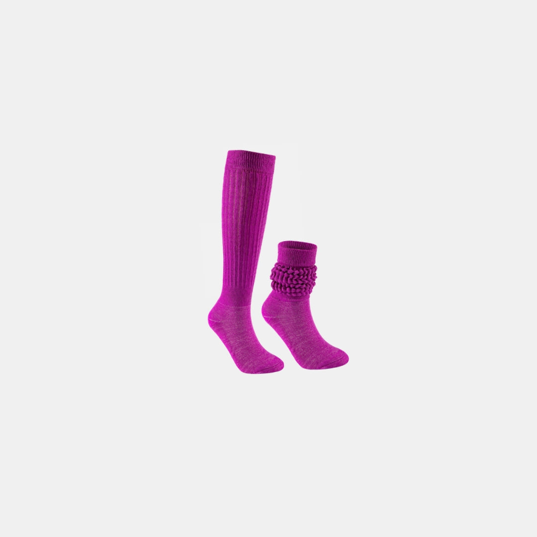 Long scrunchie socks
