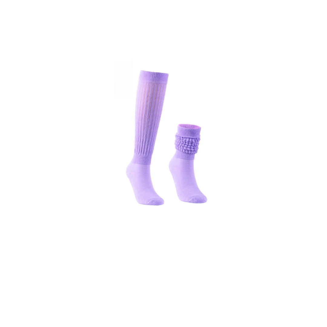 Long scrunchie socks