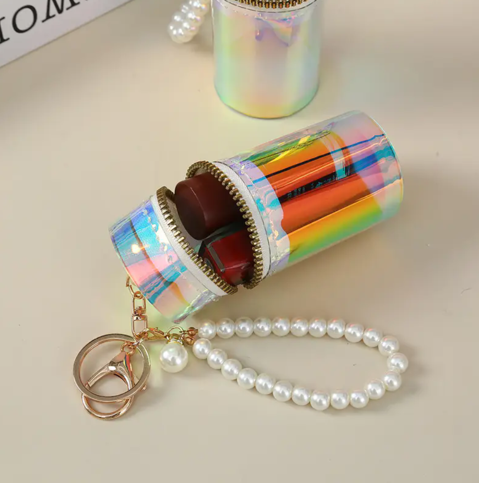 Cosmetic keychain bag
