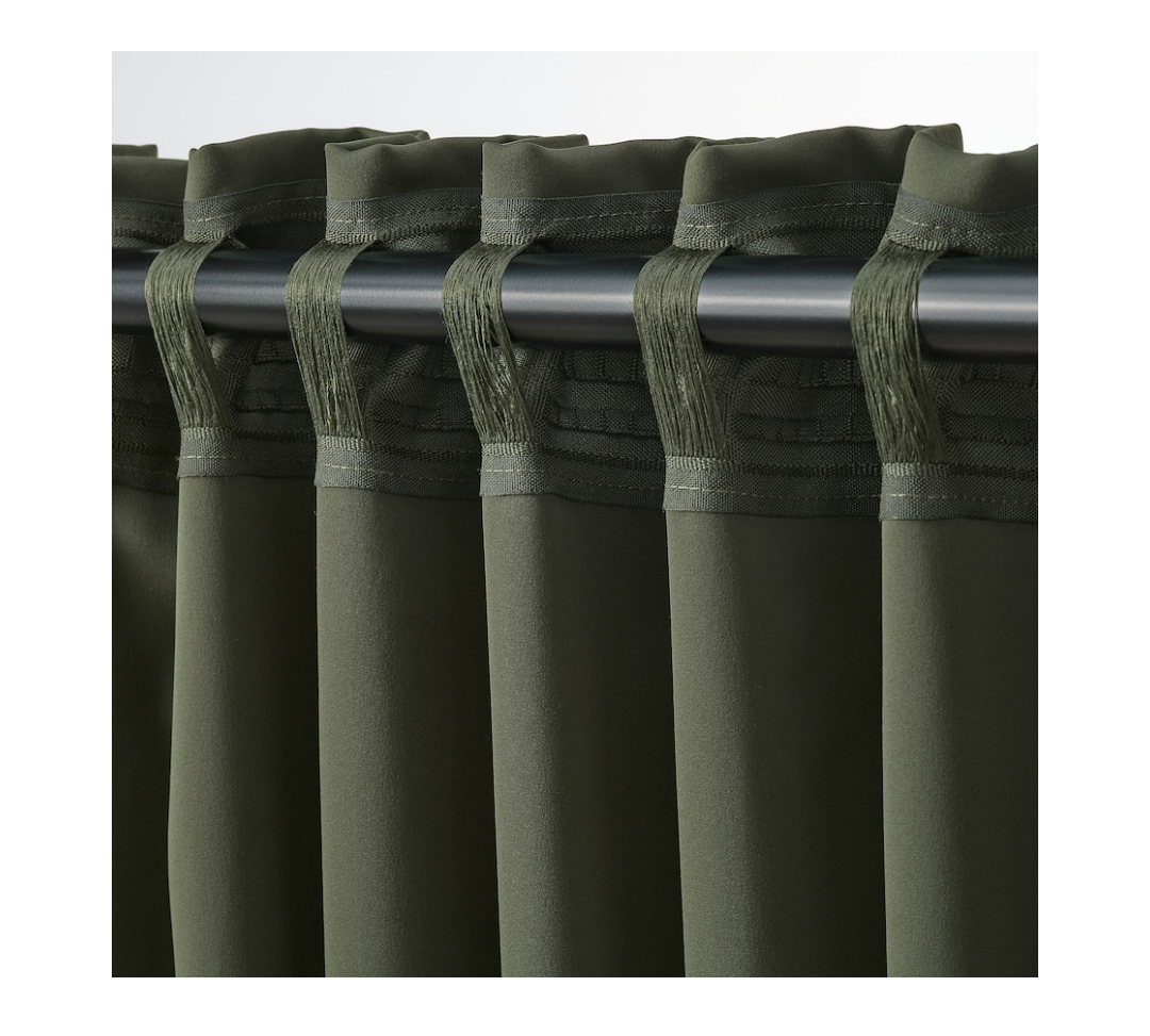 57 x 98" Black-out curtains