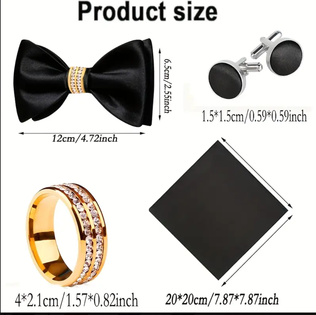 Mens bow tie kit