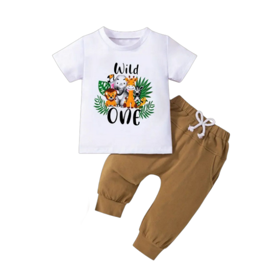 Boy Animal two piece set