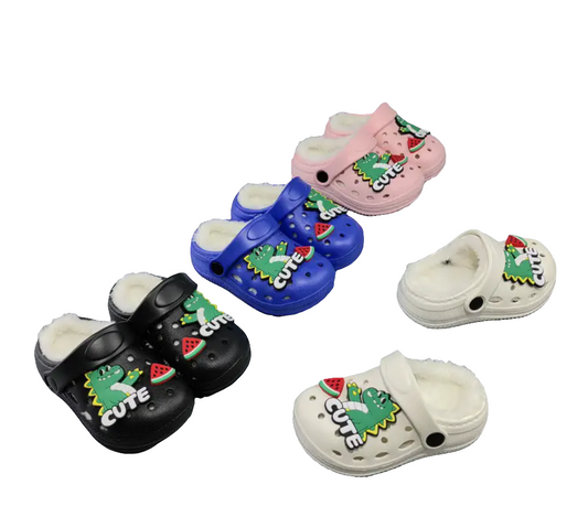 Kids cute dinosaur crocks
