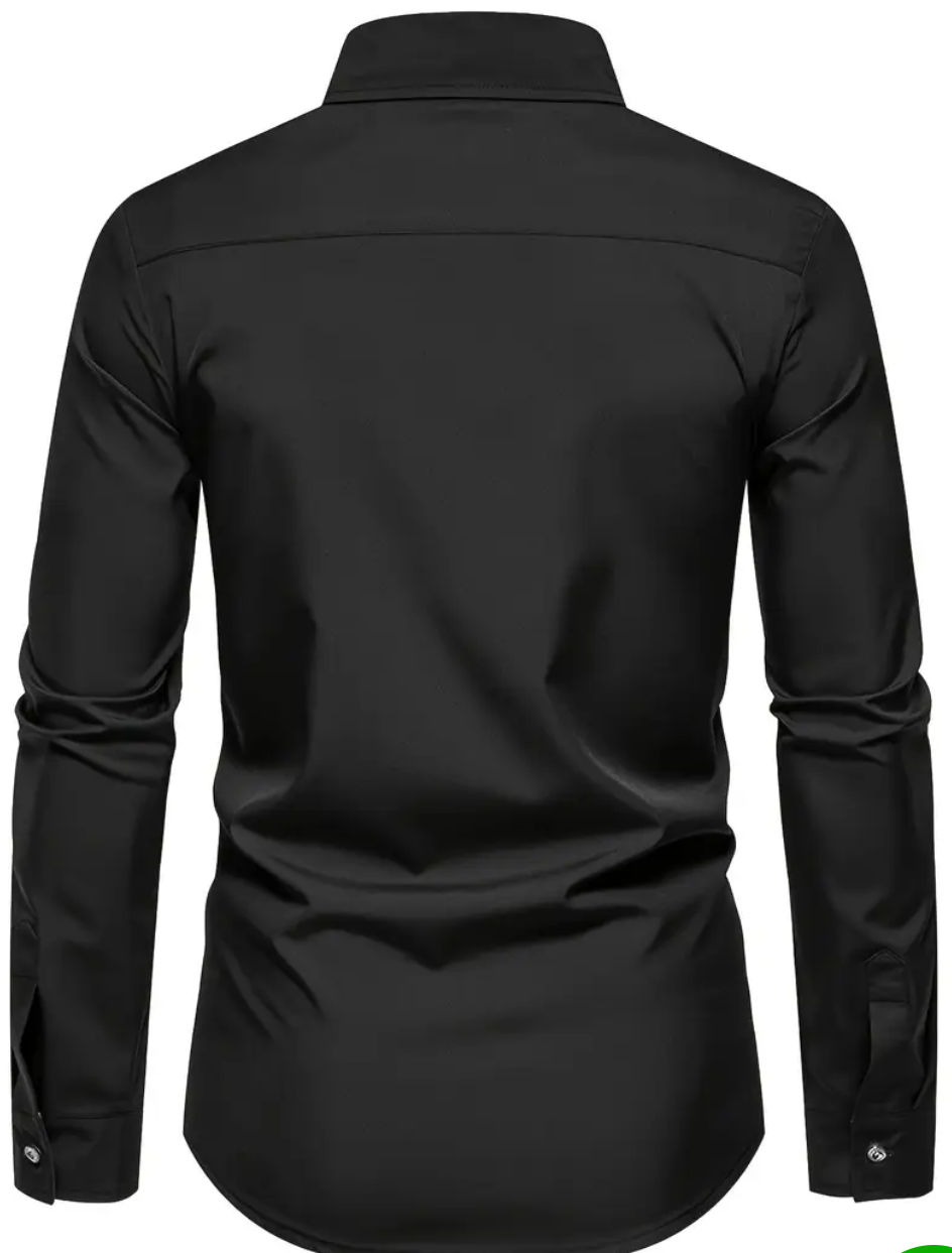 Men's casual long sleeve shirt