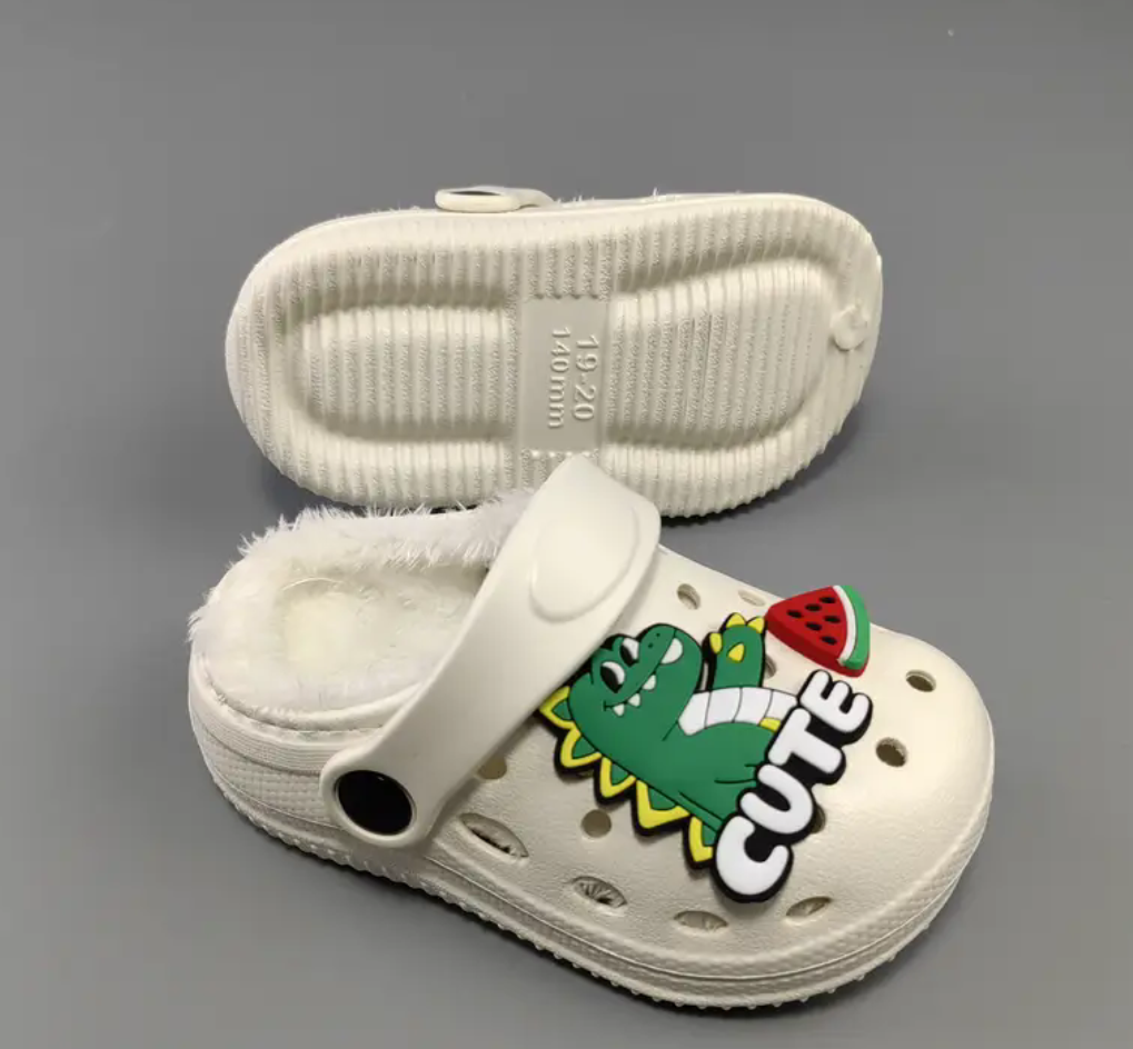 Kids cute dinosaur crocks