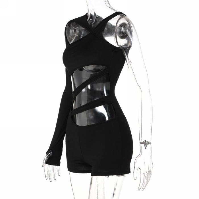 Sexy black body suit