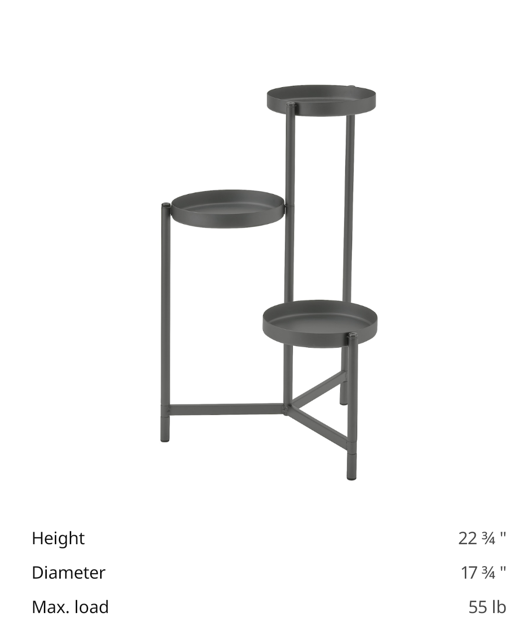 3 tri plant stand
