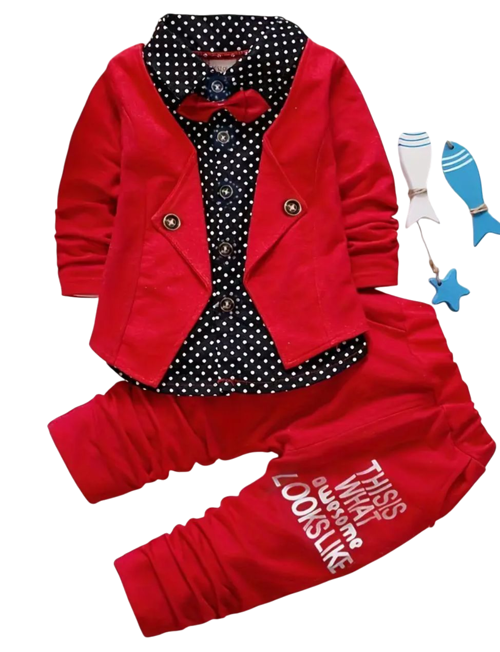 Awesome baby boy 4 piece set
