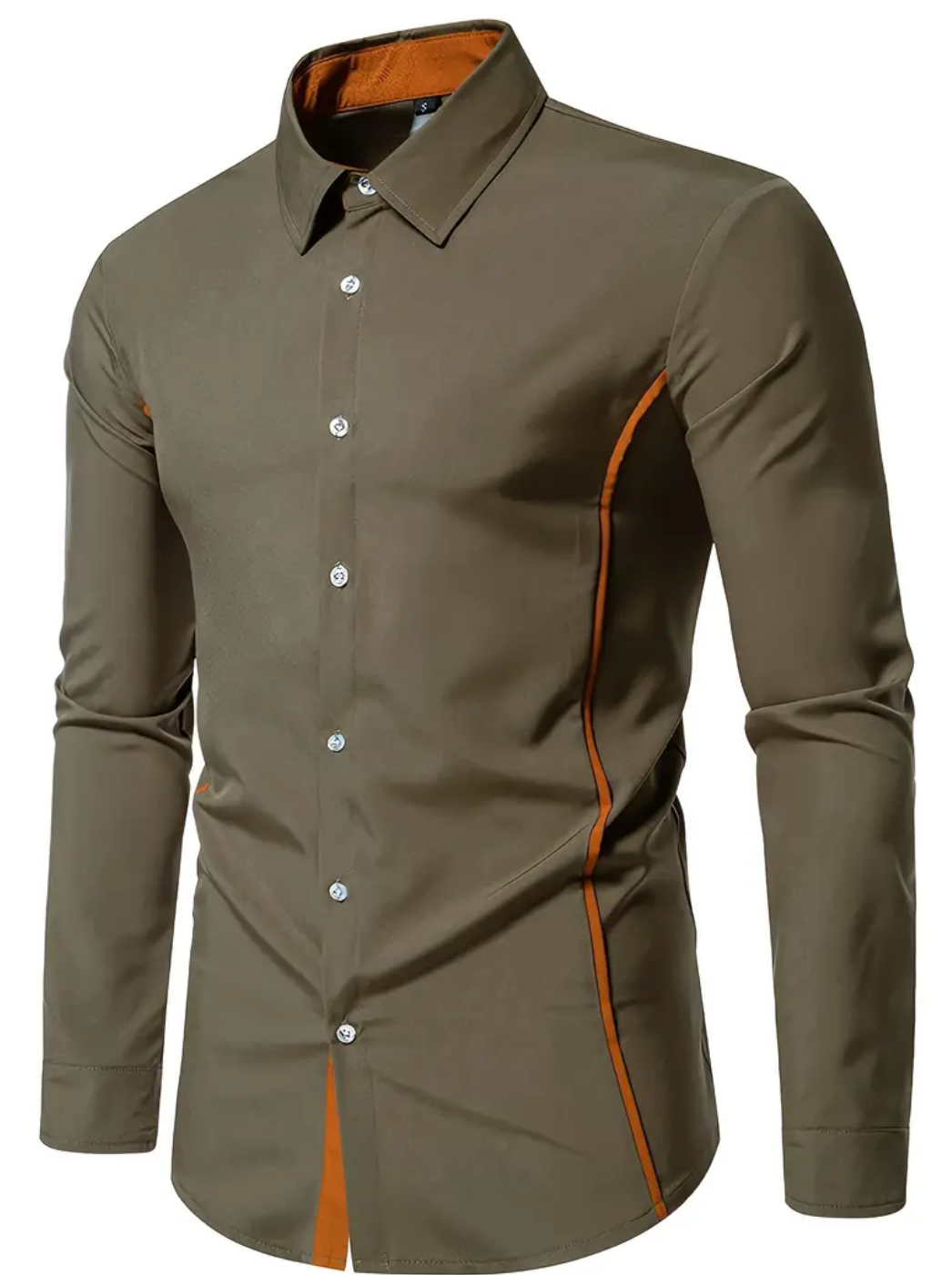Men's casual long sleeve shirt