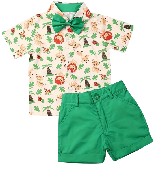 Boy casual three piece set