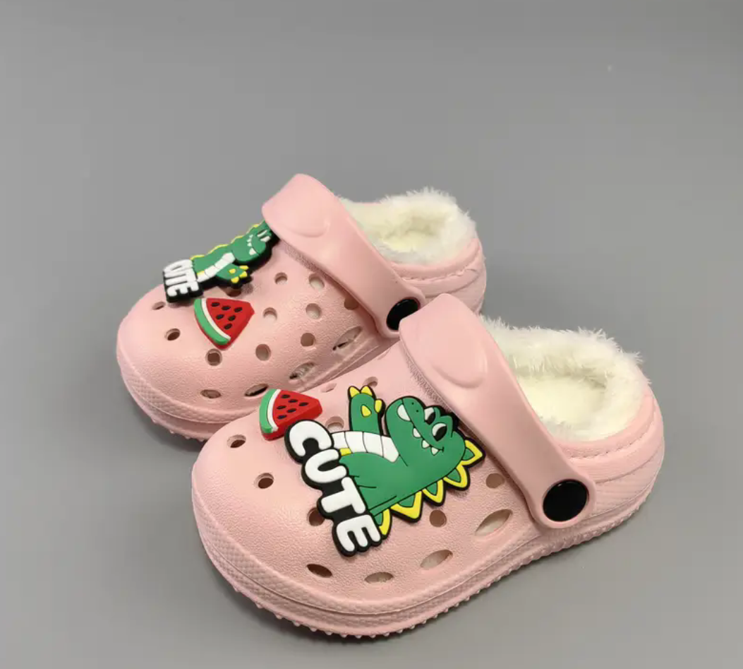 Kids cute dinosaur crocks