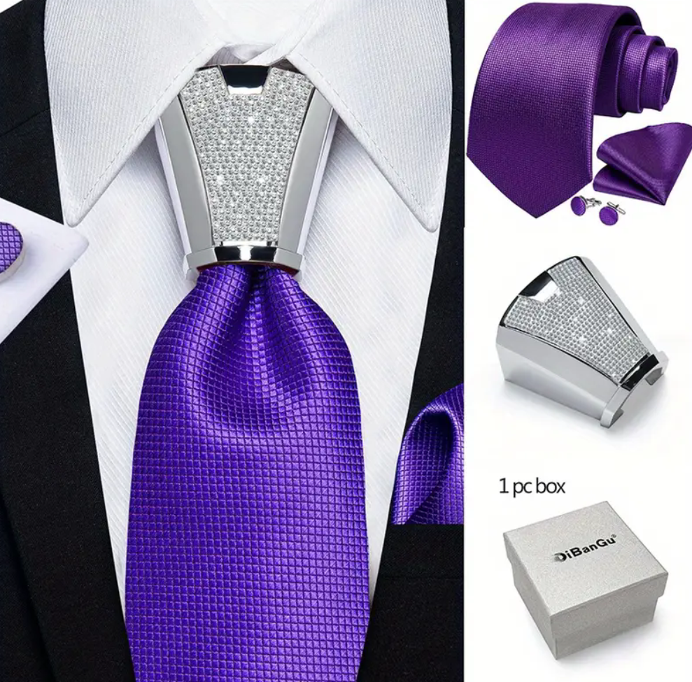 Men Tie & Clip