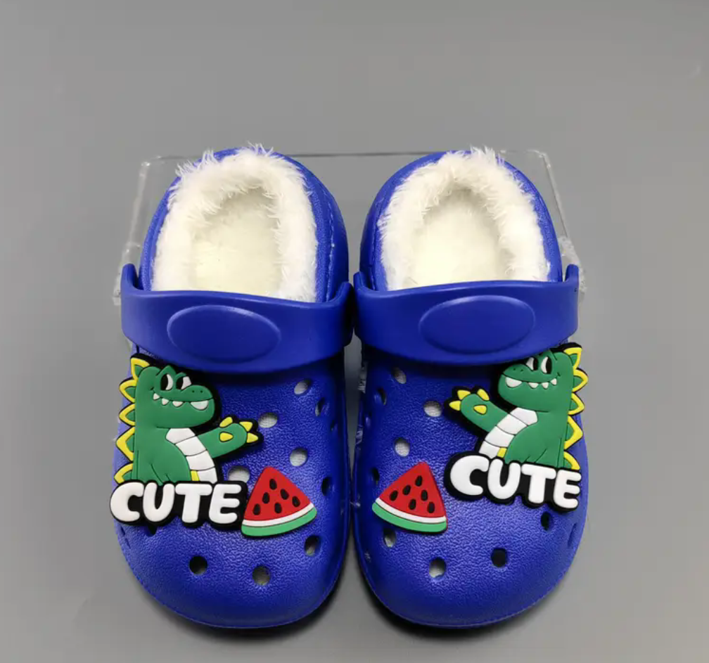 Kids cute dinosaur crocks