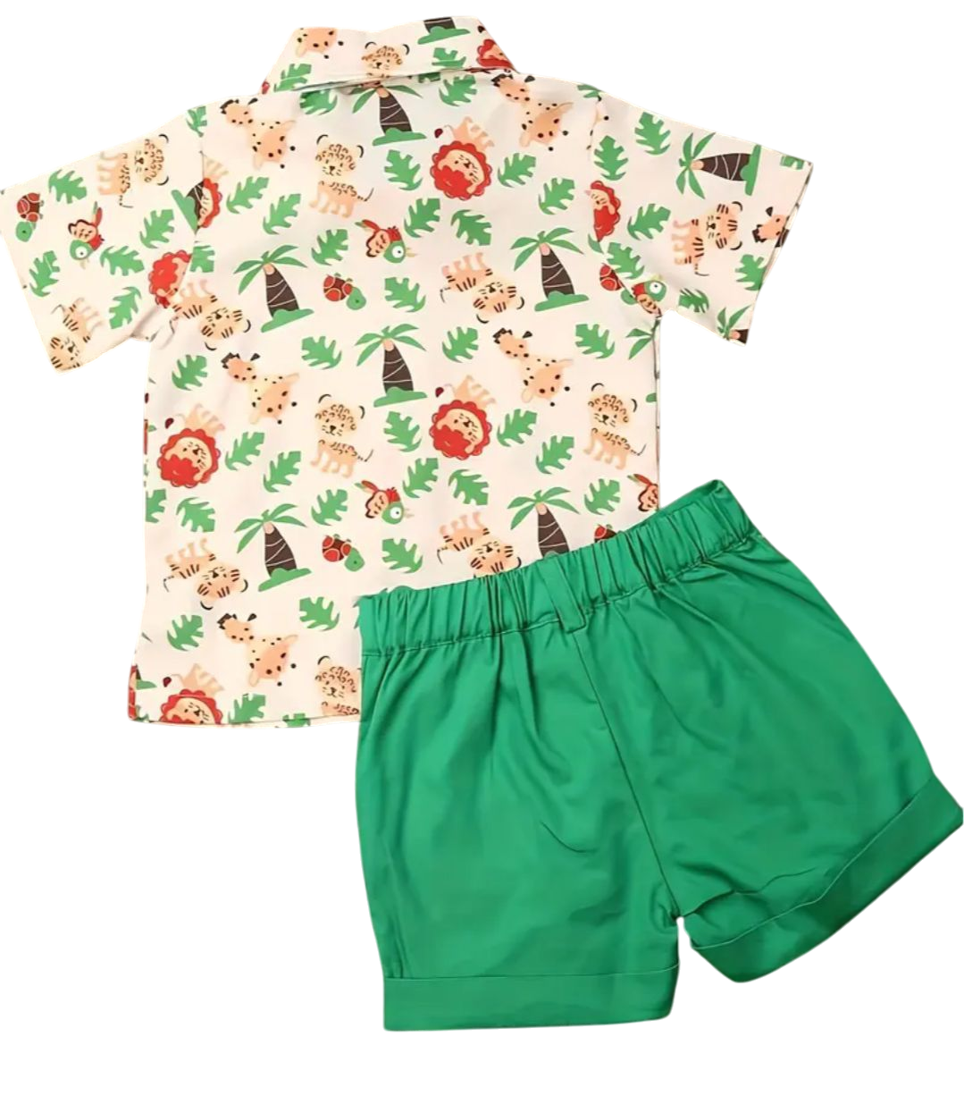 Boy casual three piece set